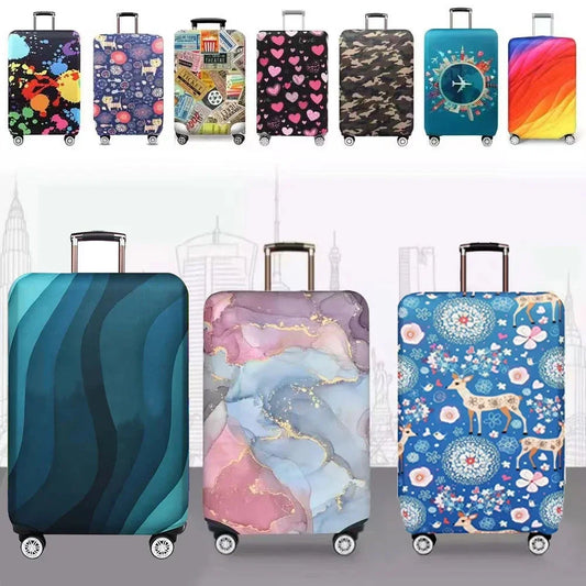 Luggage Covers Protector Travel Luggage Suitcase Protective Cover Stretch Dust Covers for Travel Accessories Luggage Supplies