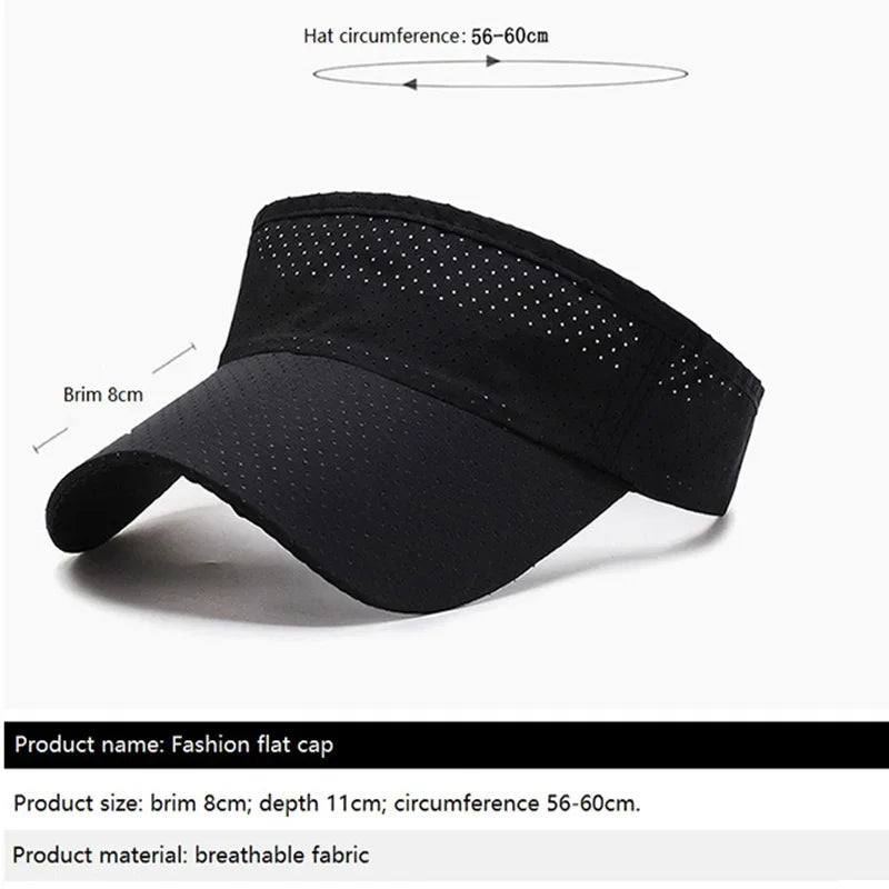 New Men's Summer Hats Jockey Visor Long Trucker Cap Womens Hats Designer Hats Short Brim Hat Flat Visor Baseball Cap YSM03