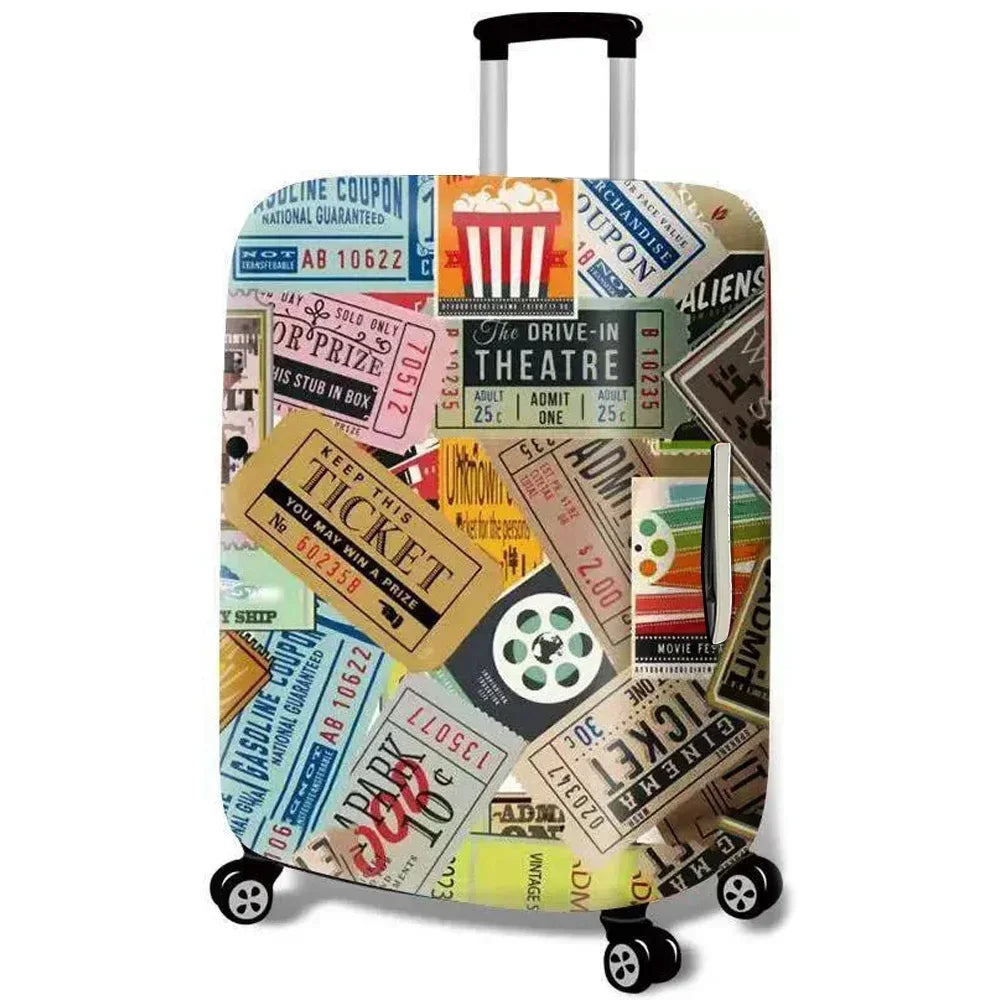 Luggage Covers Protector Travel Luggage Suitcase Protective Cover Stretch Dust Covers for Travel Accessories Luggage Supplies